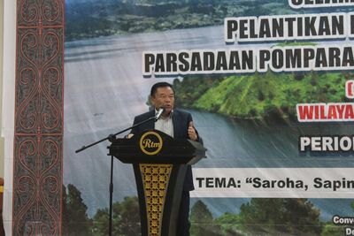 Sepatah kata untuk motivasi demi kemajuan PPTSB yang beretika mengutamakan kekeluargaan dari ketua Penasehat Jakarta Baru
