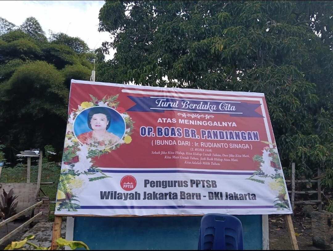 PPTSB Jakarta Baru Sampaikan Duka Cita atas Berpulangnya Op. Boas Br. Pandiangan